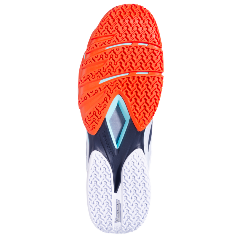 Babolat Mens Jet Premura 3 Lebron Padel Shoes - White/Orange - main image