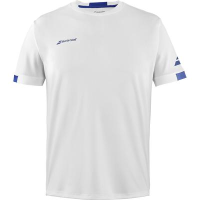 Babolat Boys Play Crewneck Tee - White - main image