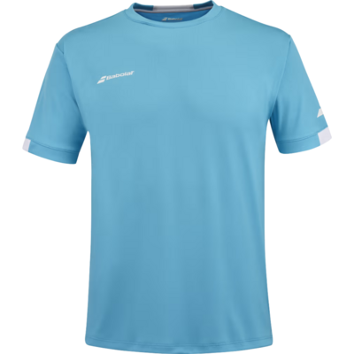 Babolat Boys Play Crew Neck Tee - Cyan - main image