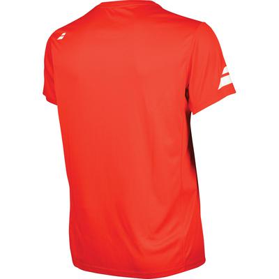 Babolat Boys Core Flag Club Tee - Fiery Red - main image