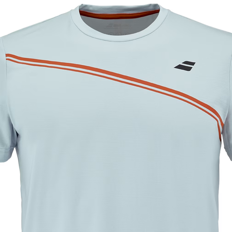 Babolat Boys Play Crewneck Tee - Illusion Blue - main image