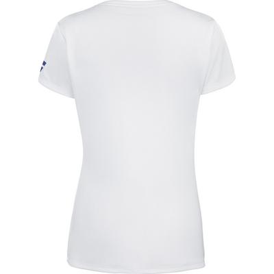 Babolat Girls Play Cap Sleeve Tee - White - main image