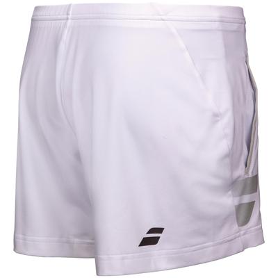 Babolat Girls Core Shorts - White - main image