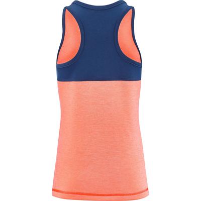 Babolat Girls Play Tank Top - Orange/Dark Blue - main image