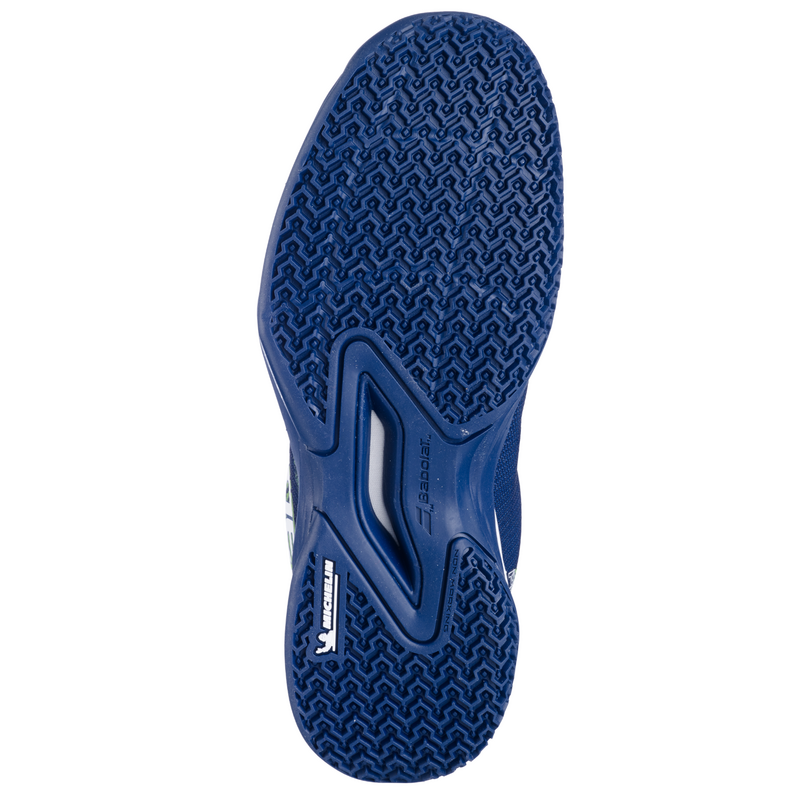 Babolat Kids Jet Premura 2 Padel Shoes - Blue/Green - main image