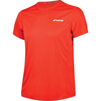 Babolat Mens Core Flag Club Tee - Fiery Red