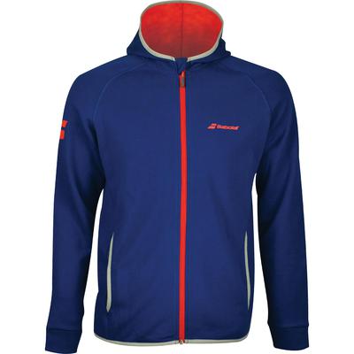 Babolat Mens Core Hoodie - Estate Blue/Red - main image