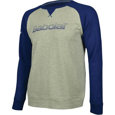 Babolat Mens Core Sweatshirt - High Rise Heather/Blue - main image