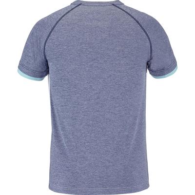 Babolat Boys Play Crew Neck Tee - White/Heather Blue - main image