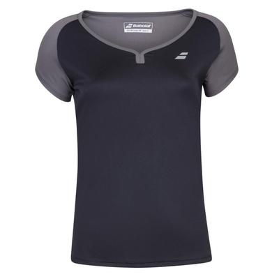 Babolat Womens Play Cap Sleeve Top - Black - main image