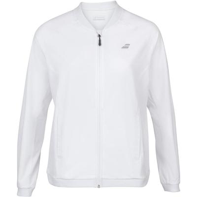 Babolat Womens Play Jacket - White - main image