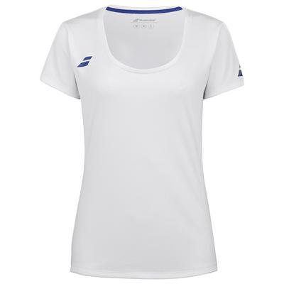 Babolat Womens Play Cap Sleeve Tee - White - main image