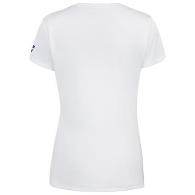 Babolat Womens Play Cap Sleeve Tee - White - main image