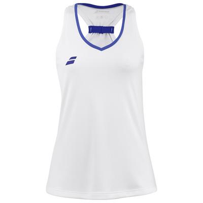 Babolat Womens Play Tank Top - White - main image