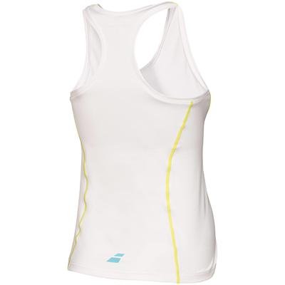 Babolat Womens Core Crop Tank Top - White - main image