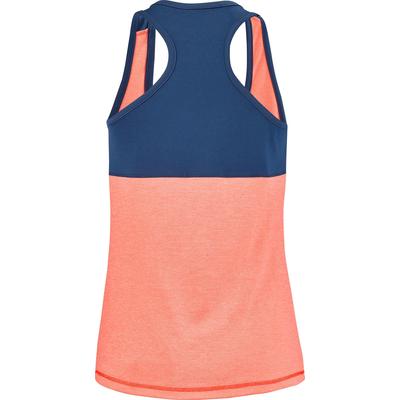Babolat Womens Play Tank Top - Orange/Estate Blue - main image
