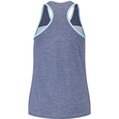Babolat Womens Play Tank - White/Heather Blue