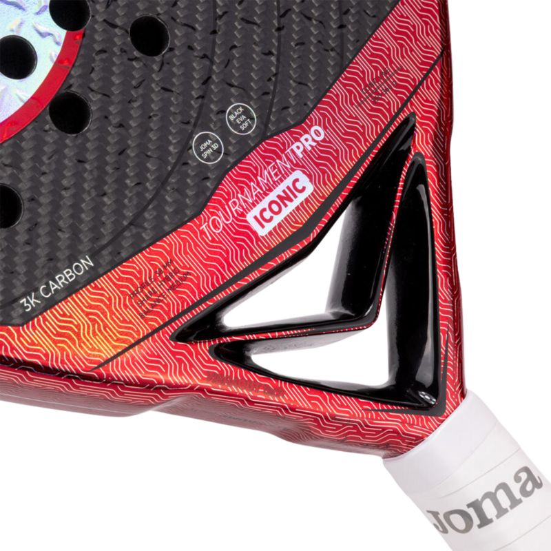 Joma Tournament Pro Iconic Padel Racket - Black/Red - main image