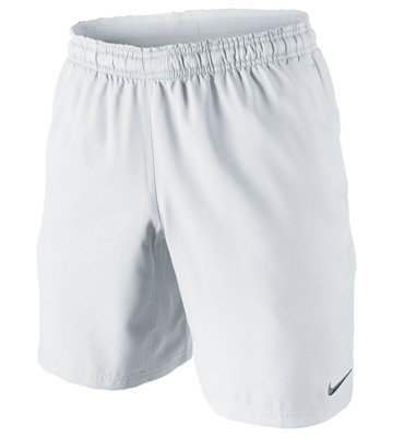 nike woven shorts white