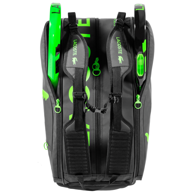 Lacoste L-Paletero Padel Racket Bag - Black/Green - main image