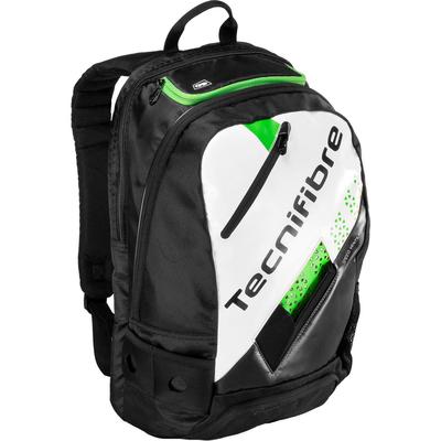 Tecnifibre Squash Green Backpack - Black/White