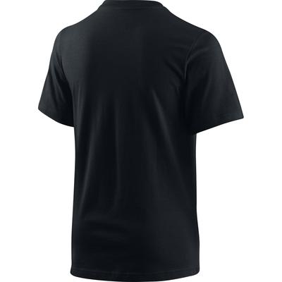 Nike Boys Swoosh T-Shirt - Black/Grey - main image