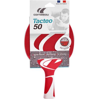 Cornilleau Tacteo 50 Red Table Tennis Bat - main image