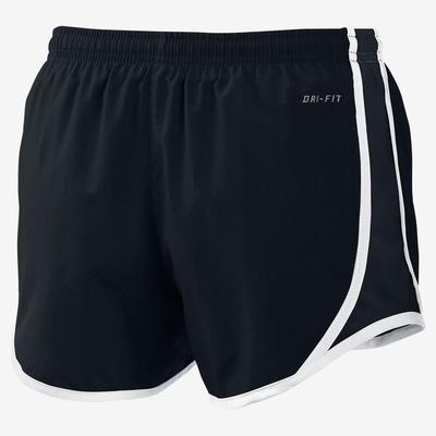 Nike Girls 3.5" Tempo Running Shorts - Black/White - main image