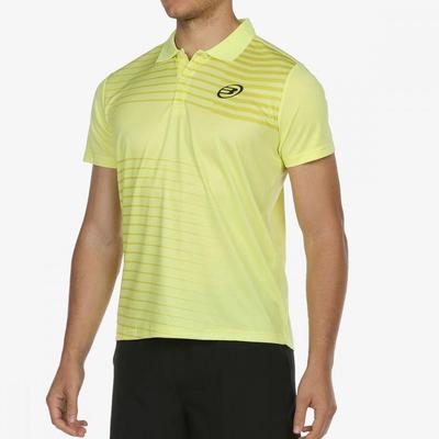 Bullpadel Mens Correio Polo T-Shirt - Neon Lemon Yellow - main image