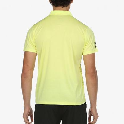 Bullpadel Mens Correio Polo T-Shirt - Neon Lemon Yellow - main image