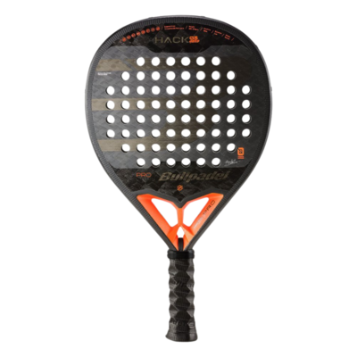 Bullpadel Hack 03 Hybrid Padel Racket - Black/Orange (2024) - main image