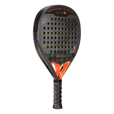 Bullpadel Hack 03 Hybrid Padel Racket - Black/Orange (2024) - main image