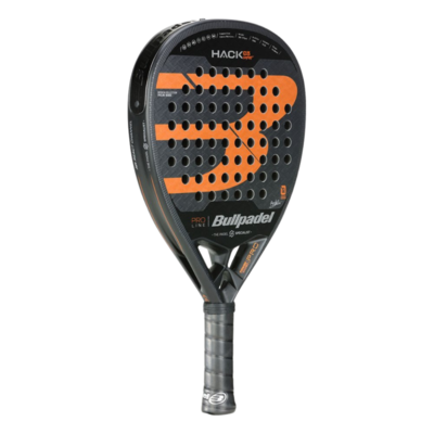 Bullpadel Hack 03 Comfort Padel Racket - Black/Orange (2024) - main image