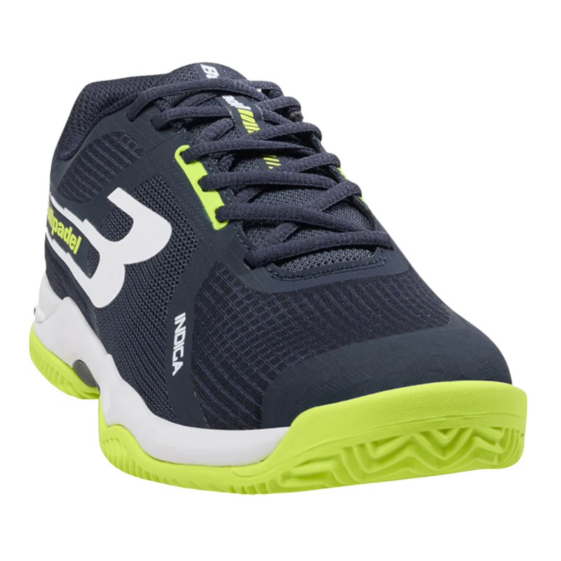 Bullpadel Mens Indiga 26V Padel Shoes - Navy/Yellow - main image