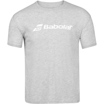 Babolat Boys Exercise Crew Neck Tee - High Rise Heather - main image