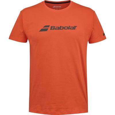 Babolat Boys Exercise Tee - Fiesta Red - main image