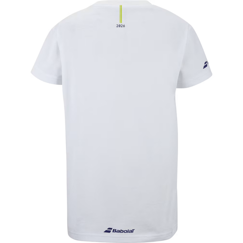 Babolat Boys Exercise Tee - White - main image