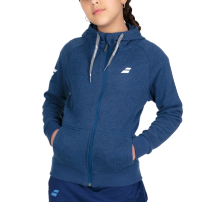 Babolat Girls Exercise Hood Jacket - Blue - main image