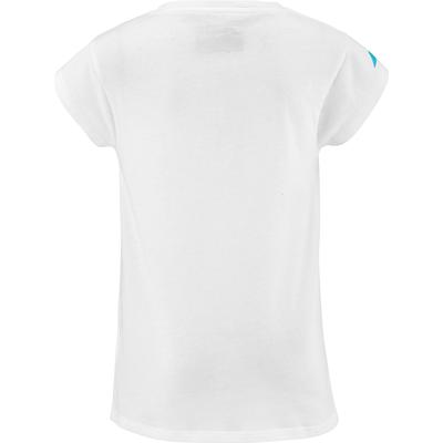 Babolat Girls Exercise Cotton Tee - White - main image
