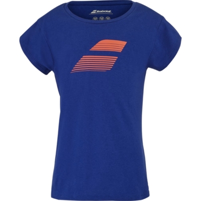 Babolat Girls Exercise Tee Junior - Blue - main image