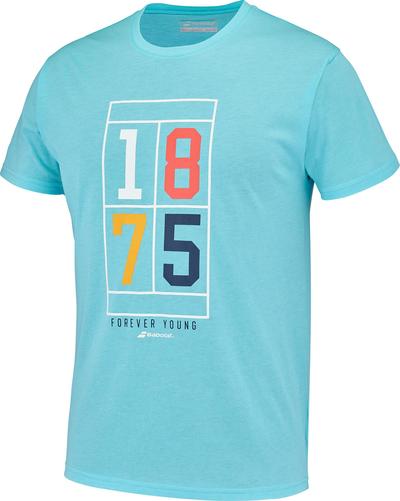 Babolat Mens Exercise Vintage Tee - Blue Marl - main image
