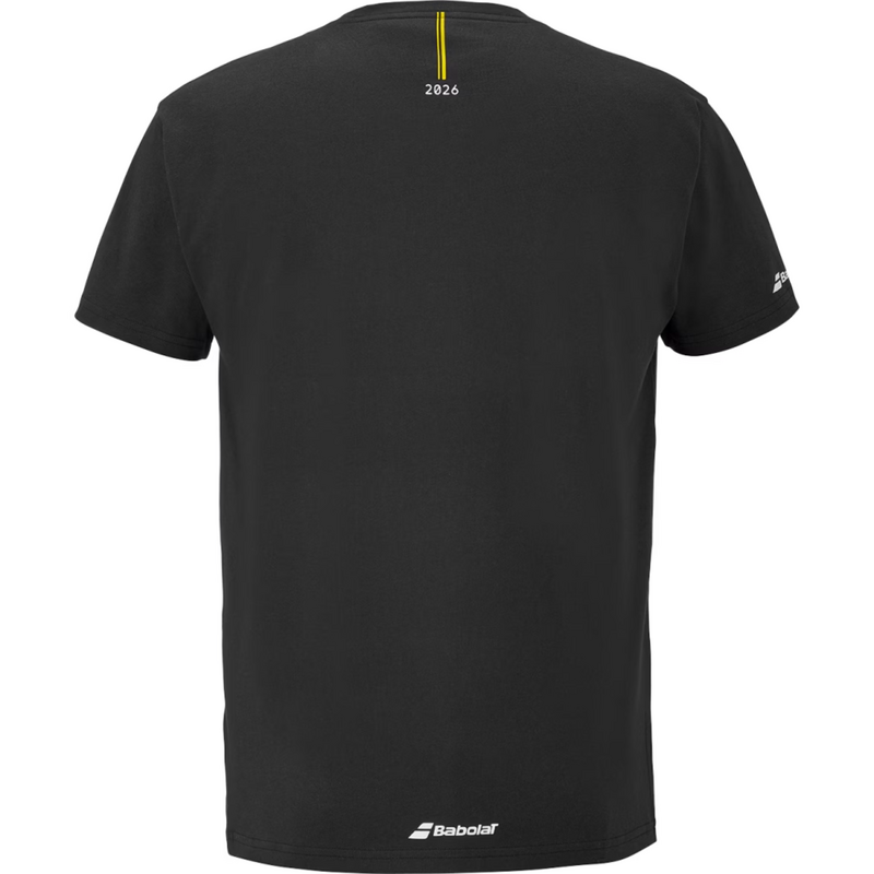 Babolat Mens Exercise Message Tee - Black - main image
