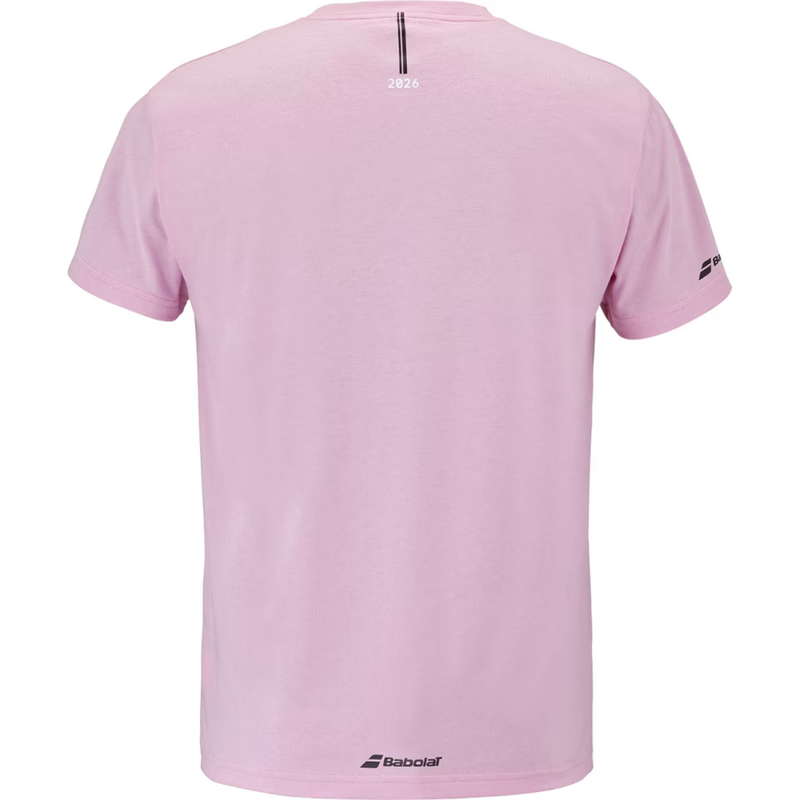Babolat Mens Excercise Message Tee - Pink - main image