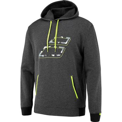 Babolat Mens Aero Hoodie - Heather Black/Yellow - main image