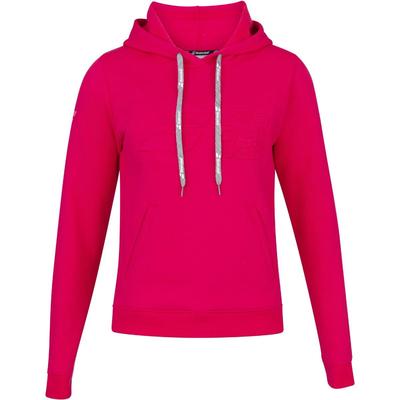 Babolat Womens Exercise Hood Sweat - Red Rose - main image