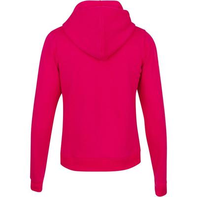 Babolat Womens Exercise Hood Sweat - Red Rose - main image