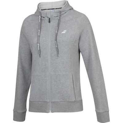 Babolat Womens Exercise Hood Jacket - High Rise Heather - main image