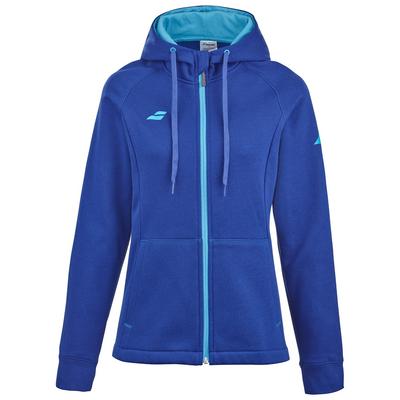 Babolat Womens Exercise Hood Jacket - Sodalite Blue - main image