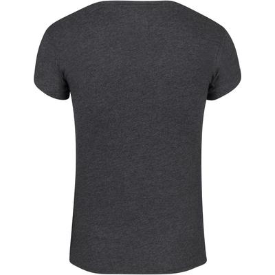 Babolat Womens Exercise Big Flag Tee - Black Heather - main image