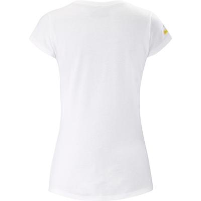 Babolat Womens Exercise Big Flag Tee - Heather White - main image